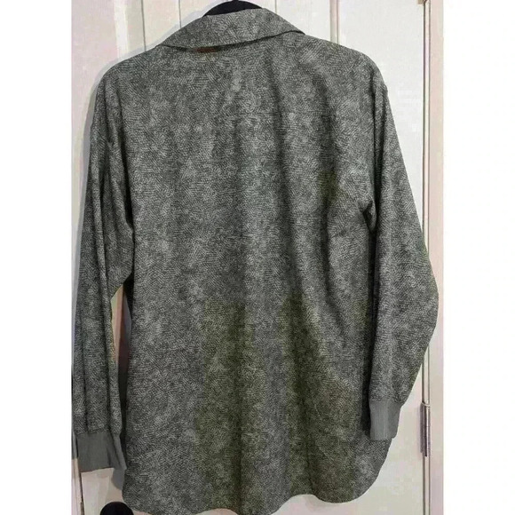 Athleta Zuma Tunic Top Viper Shadow Olive Reptile Snake Print Size Medium Women - Picture 4 of 9